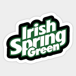 Irish Spring Green Sticker